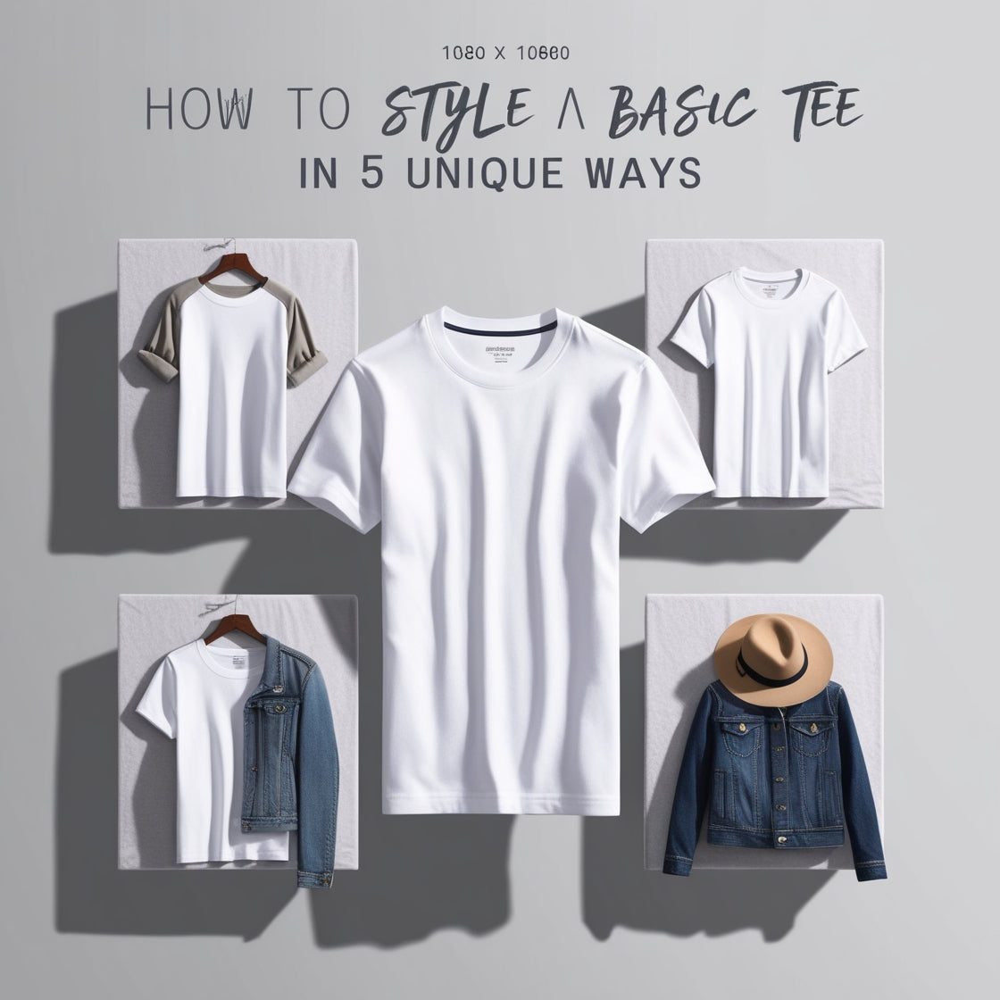 How to Style a Basic Tee in 5 Unique Ways