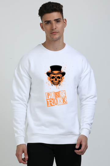 Oversized Sweatshirt Unisex Full-Sleeve Skull