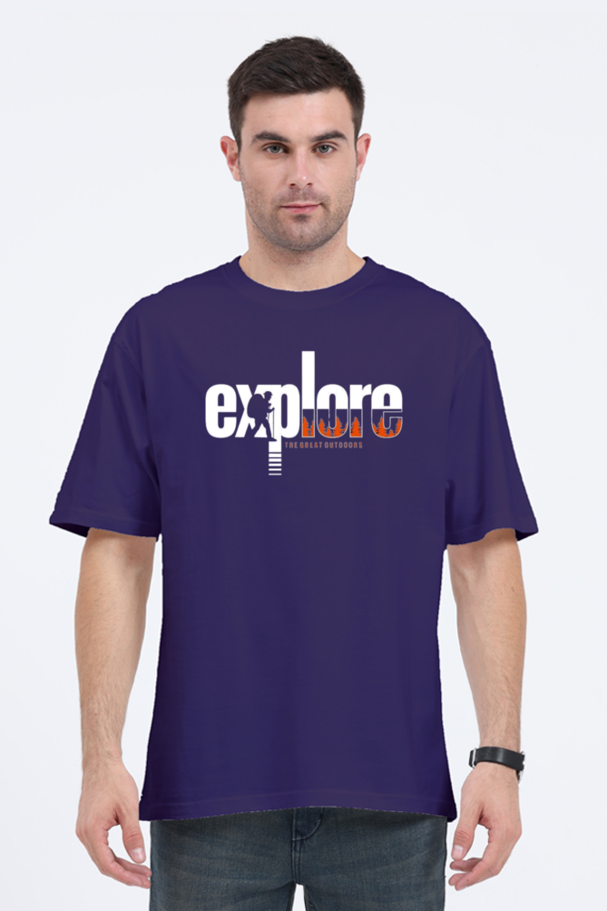 "Explore" Oversized Classic T-shirt.