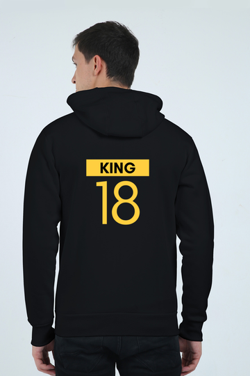 "King 18" Hooded Zipper Sweatshirt