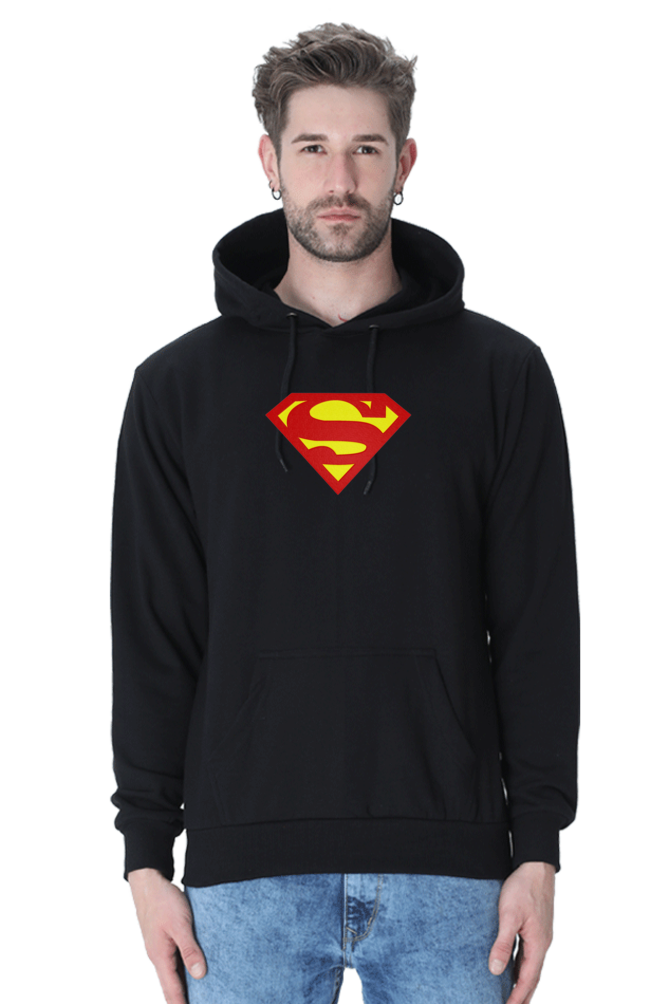 Glow-in-the-Dark Superman Logo Hooded Sweatshirt