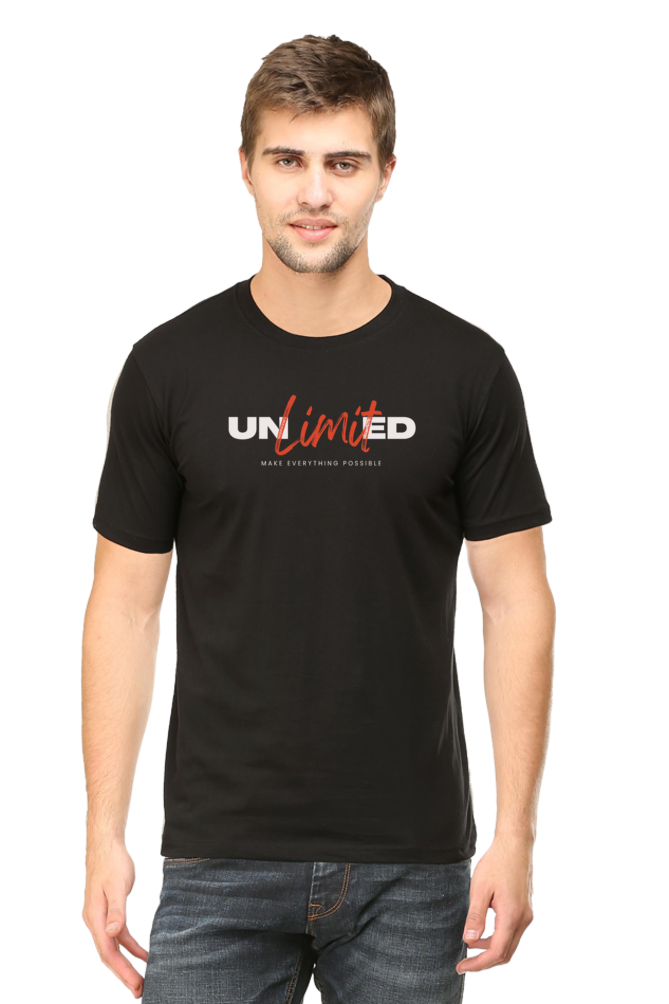 Unlimited Graphic Half-Sleeve T-Shirt