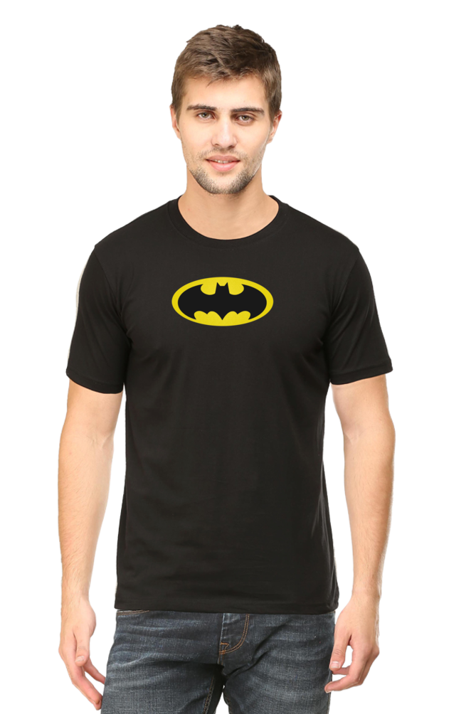 Glow-in-the-Dark Batman Logo Half-Sleeve T-Shirt