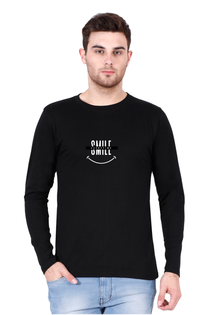 Smile Full-Sleeve T-Shirt