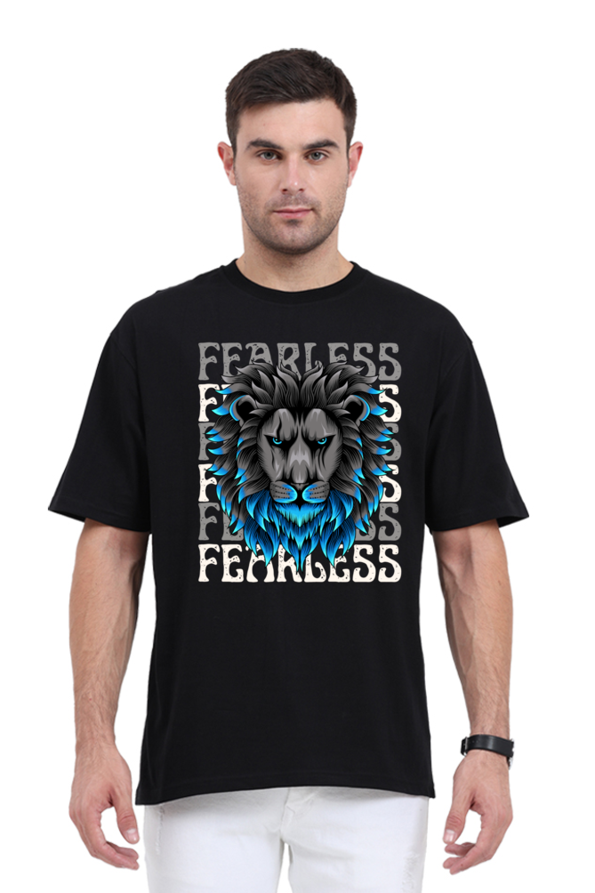 Fearless Illustrated Oversized Standard T-shirt.