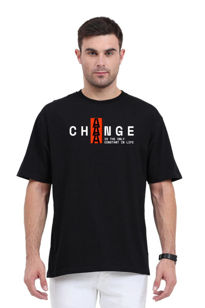 "Change" Unisex Oversized T-shirt