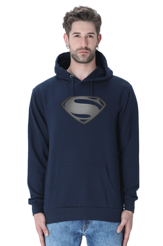 Grey Superman Logo Unisex Sweatshirt.