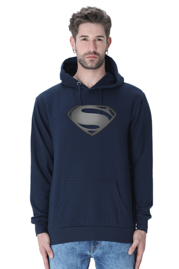 Grey Superman Logo Unisex Sweatshirt.