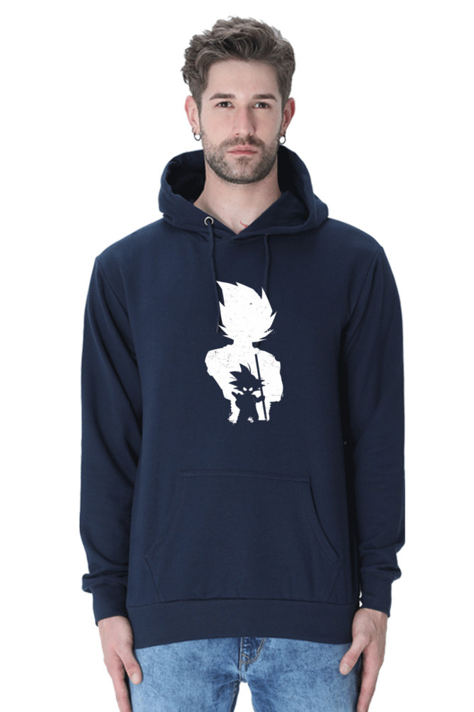 Goku Print Unisex Hooded Sweatshirt.