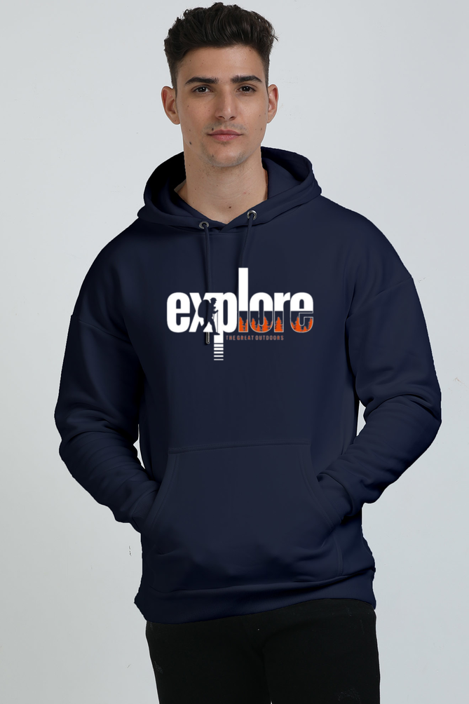 "Explore" Hooded Sweatshirt.