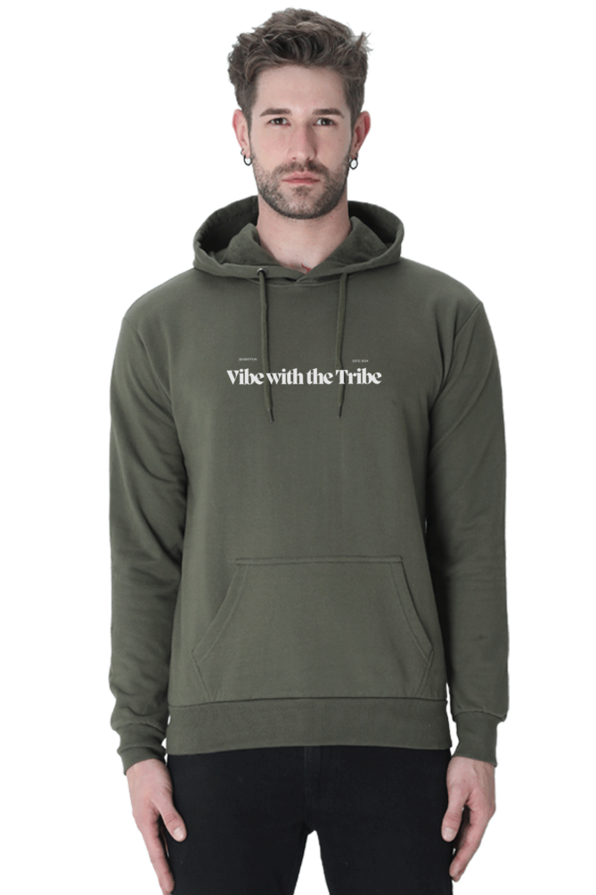 "Vibe with Tribe" Unisex Hooded Sweatshirt